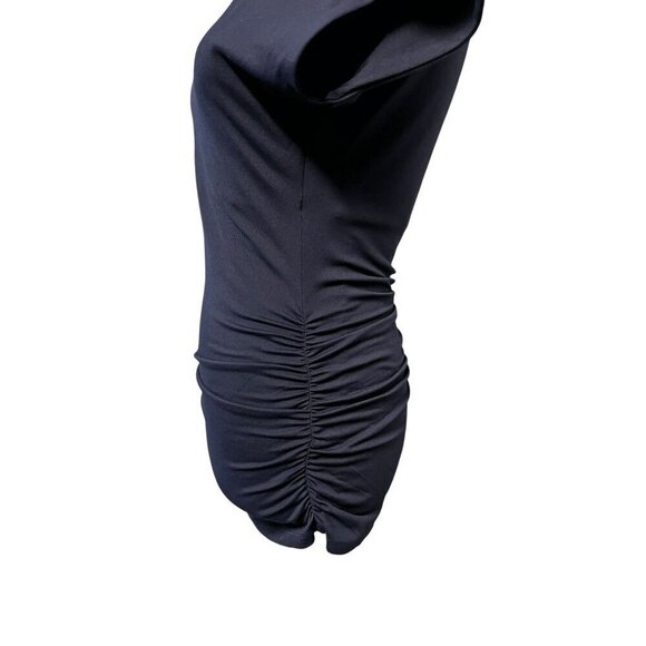 Susana monaco Asymmetrical navy Sleeveless Top key hole workattire professional - Picture 7 of 10